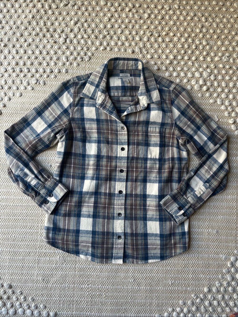 L. L. Bean Women’s Plaid Cotton Flannel Size Small